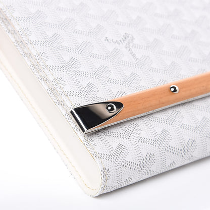 Goyard Goyardine Monte Carlo Bois Clutch White 7 of 10