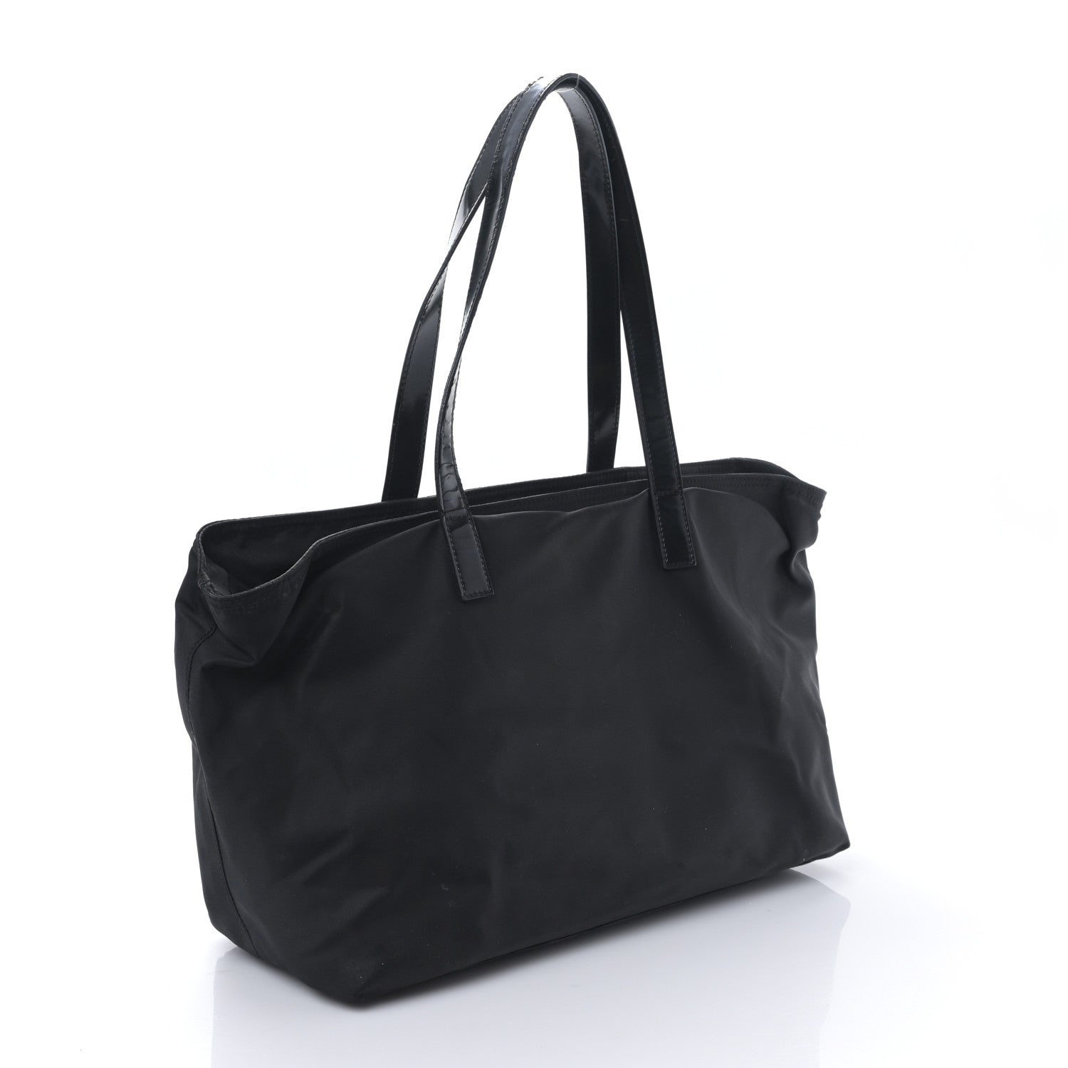 Prada Nylon Front Pockets Tote Black 3 of 8