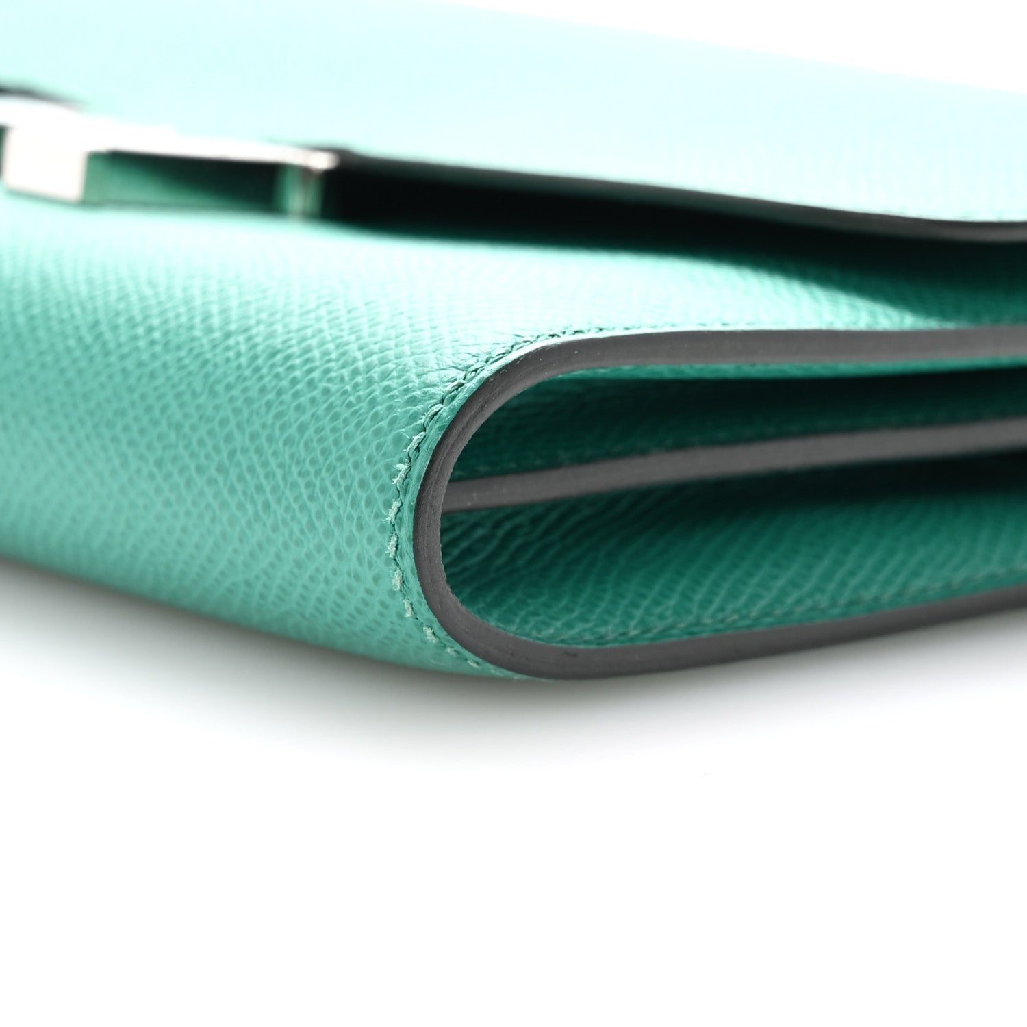 Hermes Epsom Constance Long To Go Wallet Vert Jade Bleu Brume 10 of 15
