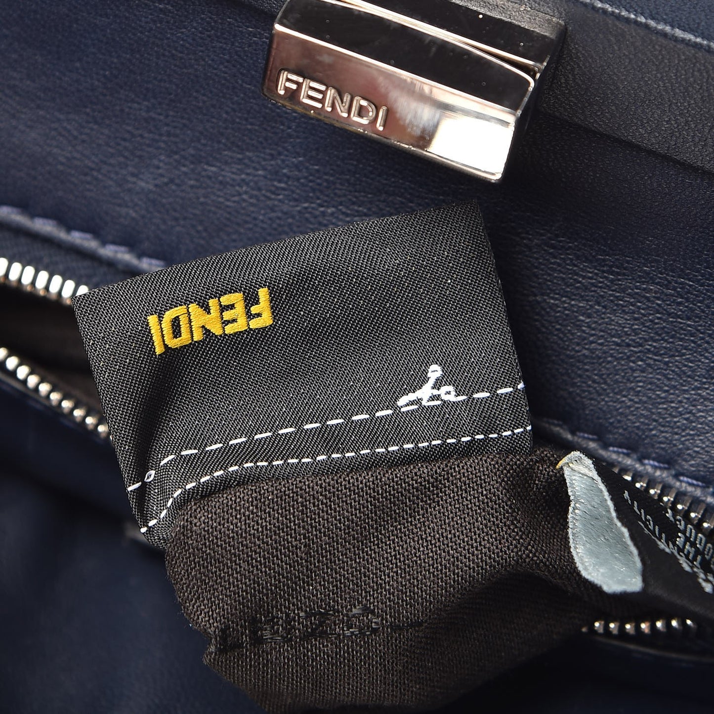 Nappa Mini Peekaboo Iconic Satchel Dark Blue