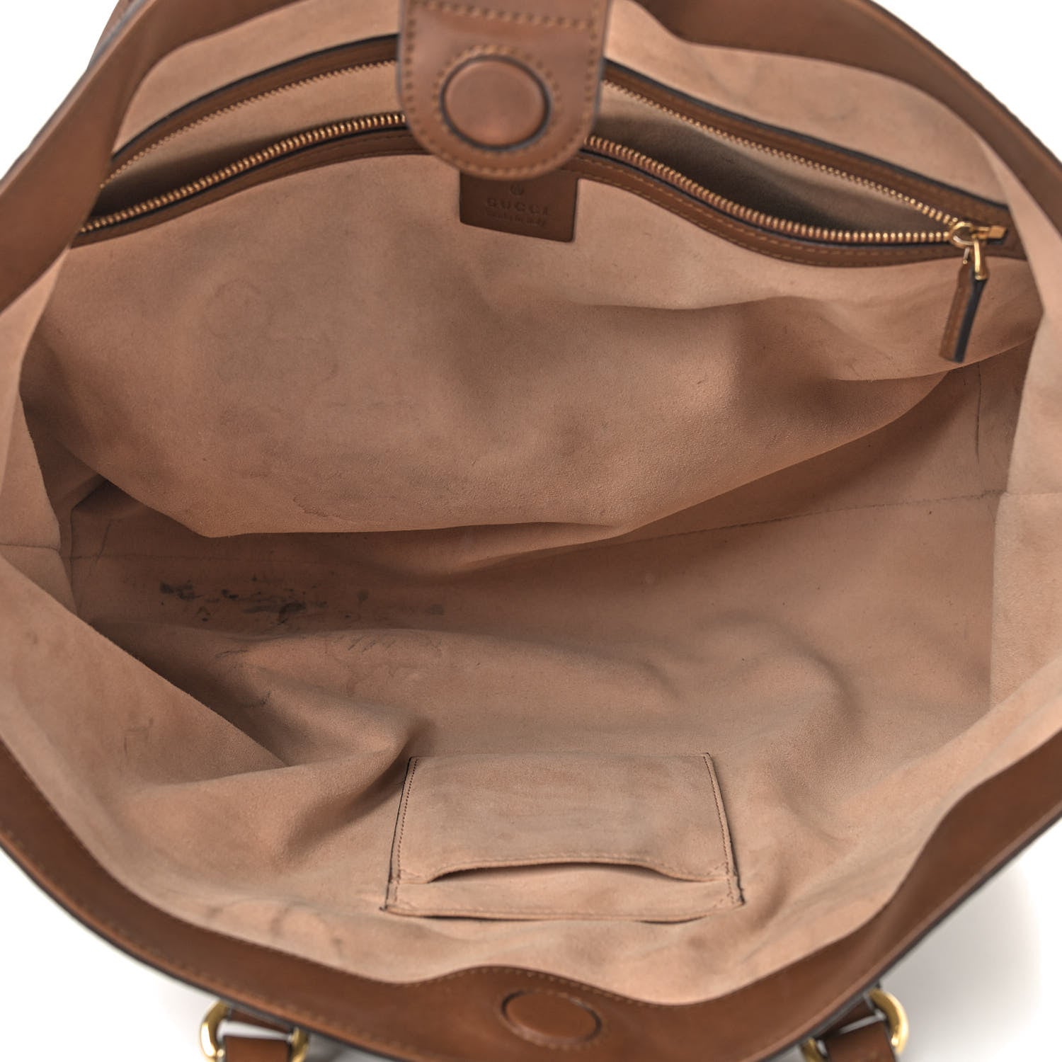 Gucci Soft GG Supreme Monogram Medium Crossbody Tote Beige Cuir 5 of 10