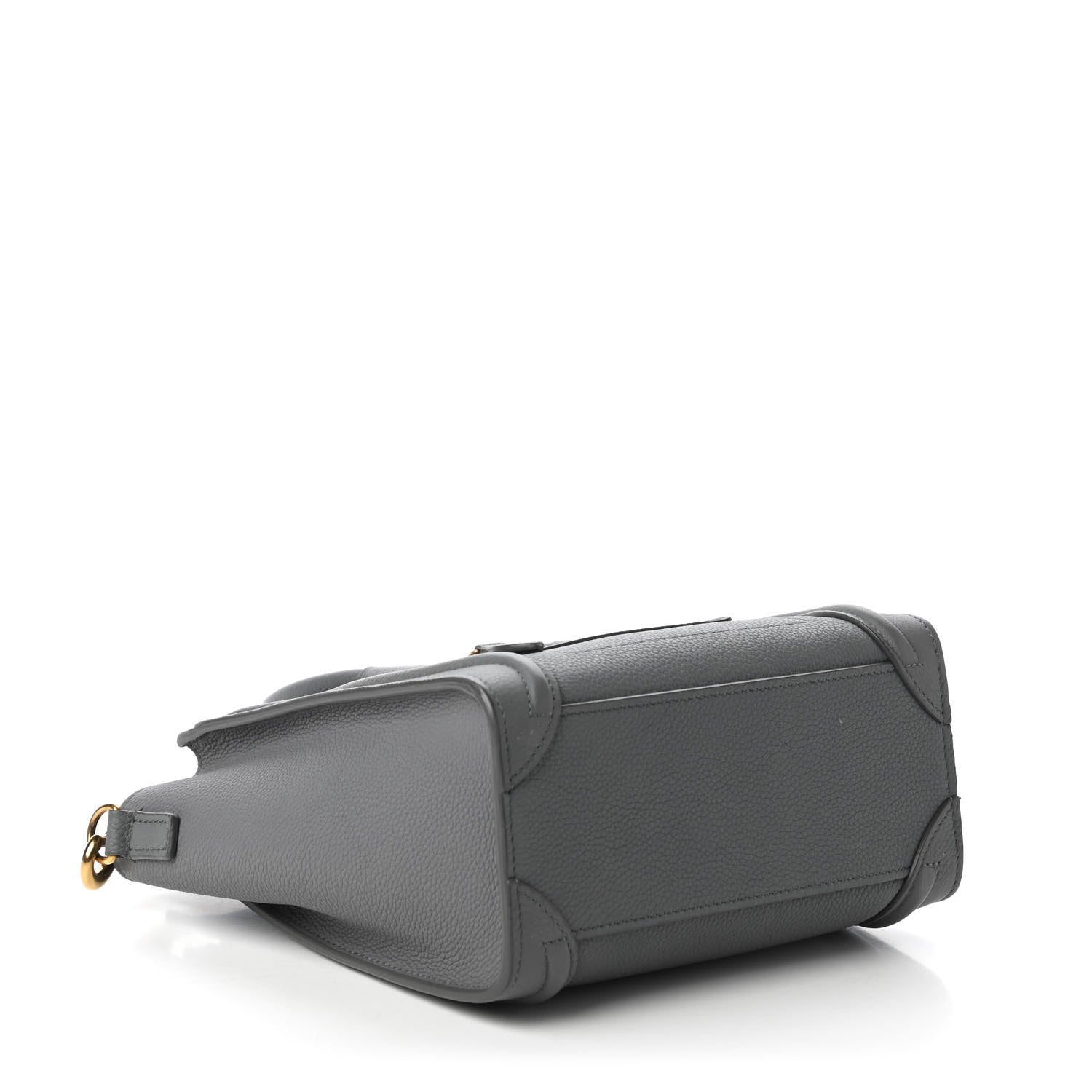 Celine Baby Drummed Calfskin Nano Luggage Kohl 4 of 9