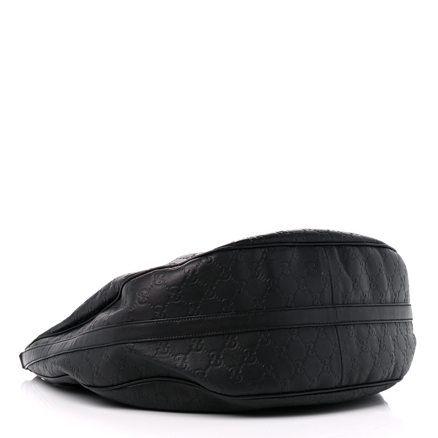 Gucci Guccissima Large GG Twins Hobo Black 4 of 14