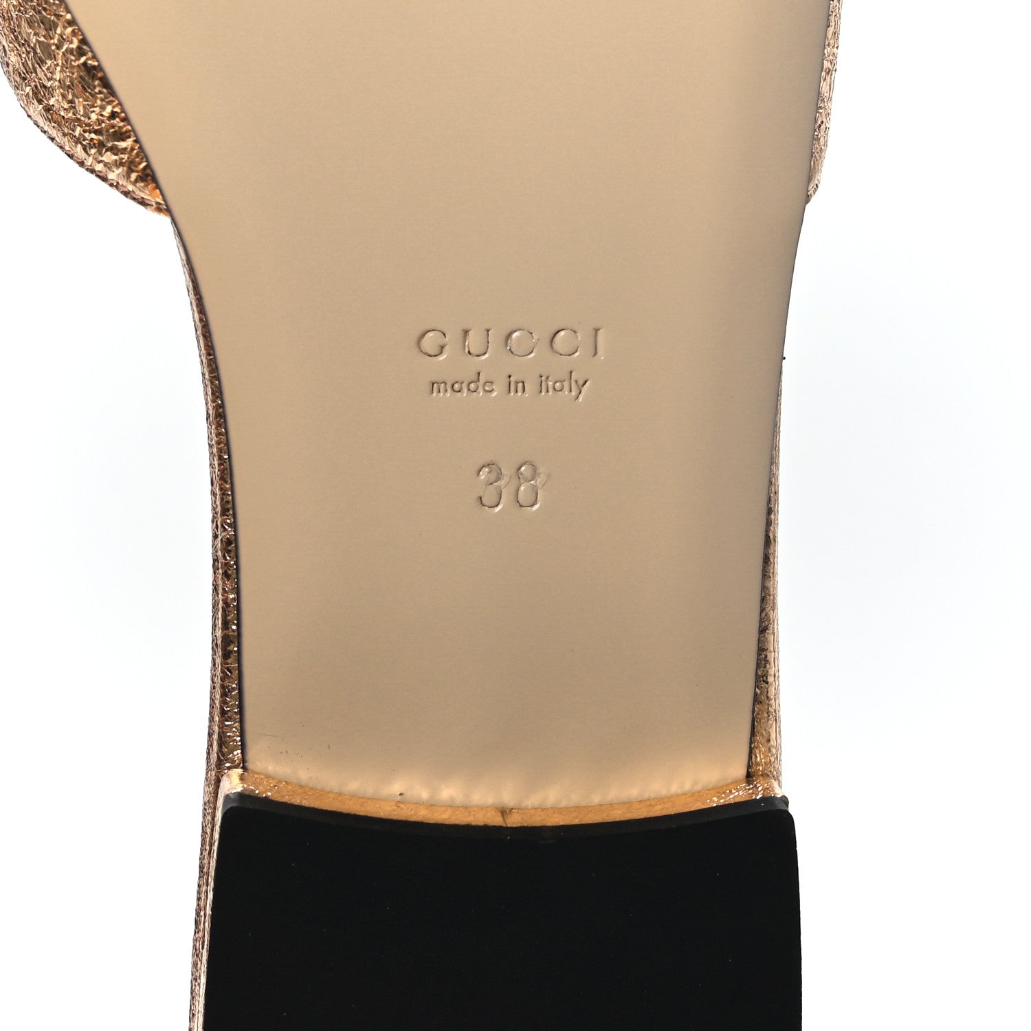 Gucci Galassia GG Marmont Flat Slide Sandals 38 Salmone 8 of 9