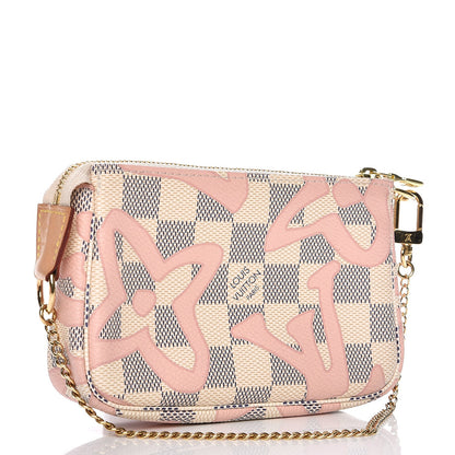 Louis Vuitton Damier Azur Tahitienne Mini Pochette Accessories 3 of 8