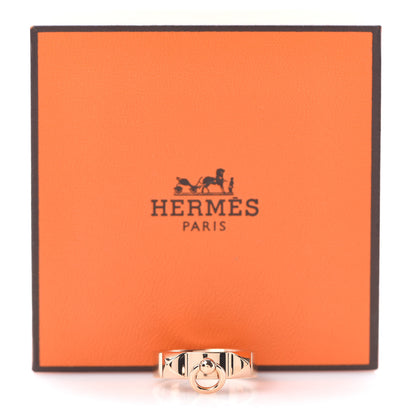 Hermes 18K Rose Gold PM Collier De Chien Ring 53 6.25 5 of 5