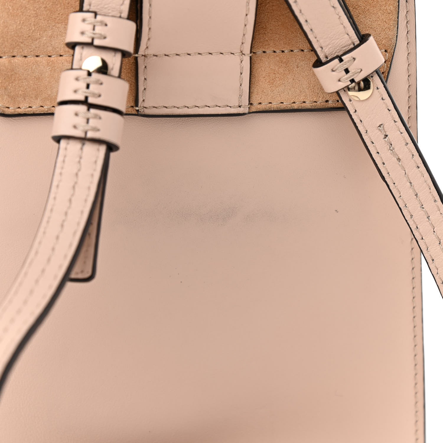Chloe Suede Calfskin Mini Faye Bracelet Bag Cement Pink 12 of 13