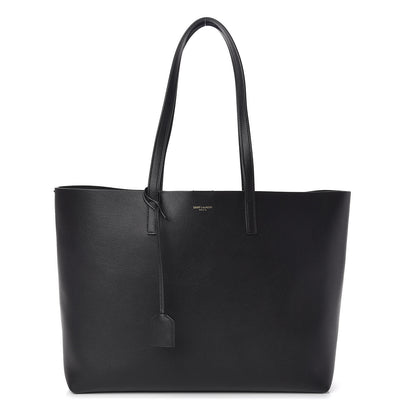Saint Laurent Calfskin Large Shopping Tote Black 1 of 10
