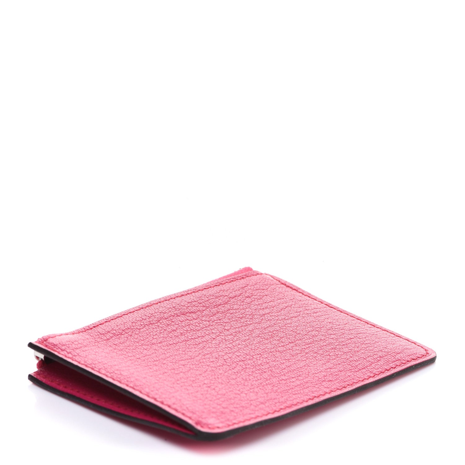 Hermes Chevre Mysore Roulis Slim Wallet Rose Shocking 6 of 10
