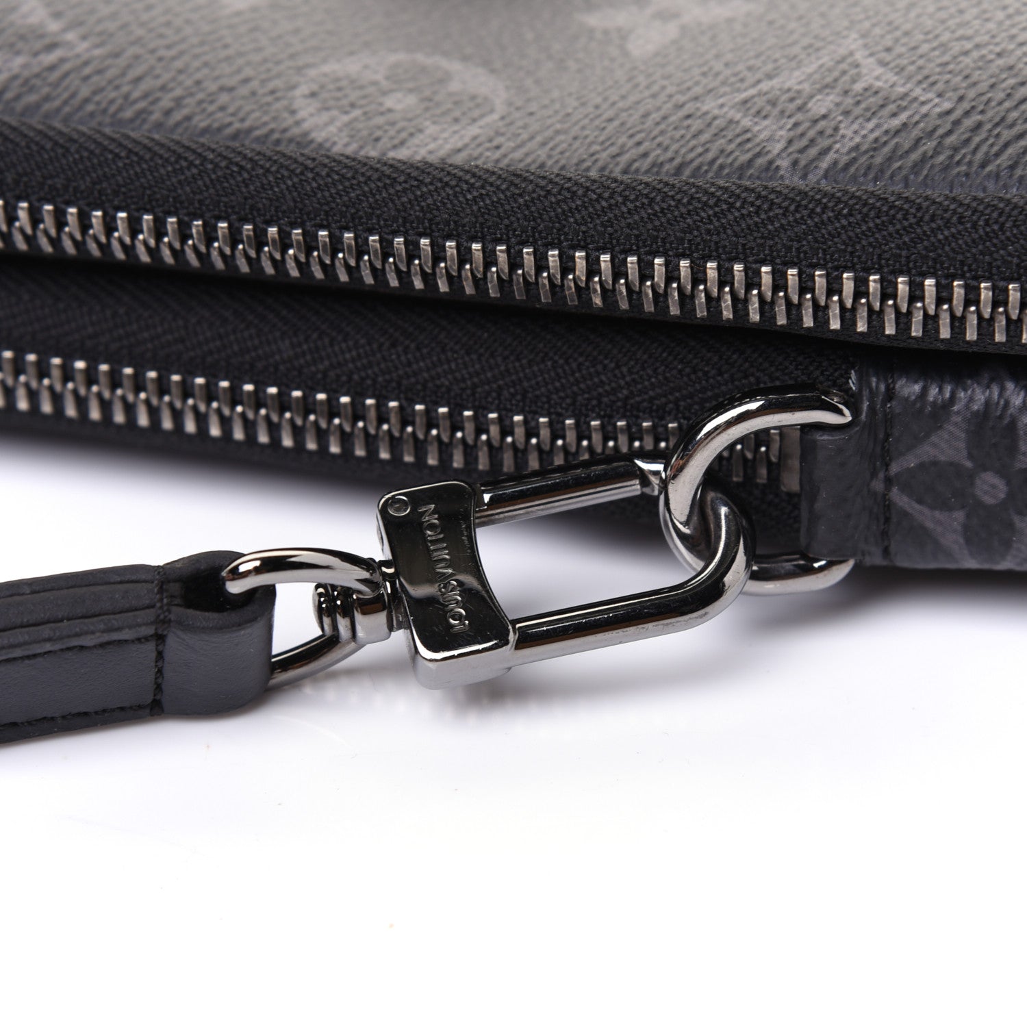 Louis Vuitton Monogram Eclipse Reverse Double Phone Pouch 16 of 18