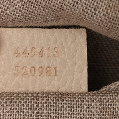 Gucci Monogram Dollar Calfskin Mini Bree Messenger Bag Beige Ebony Avoire 7 of 13
