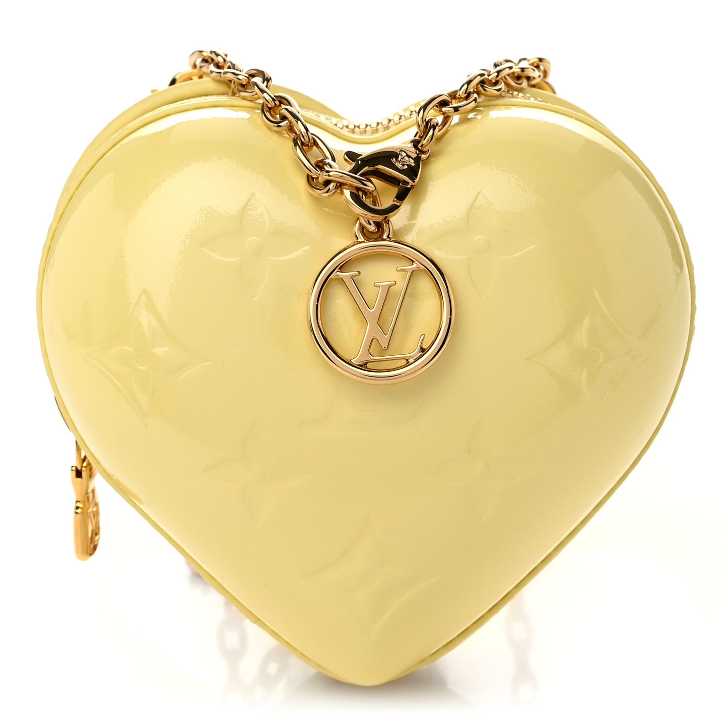 Vernis Keep My Heart Chain Bag Chic Yellow
