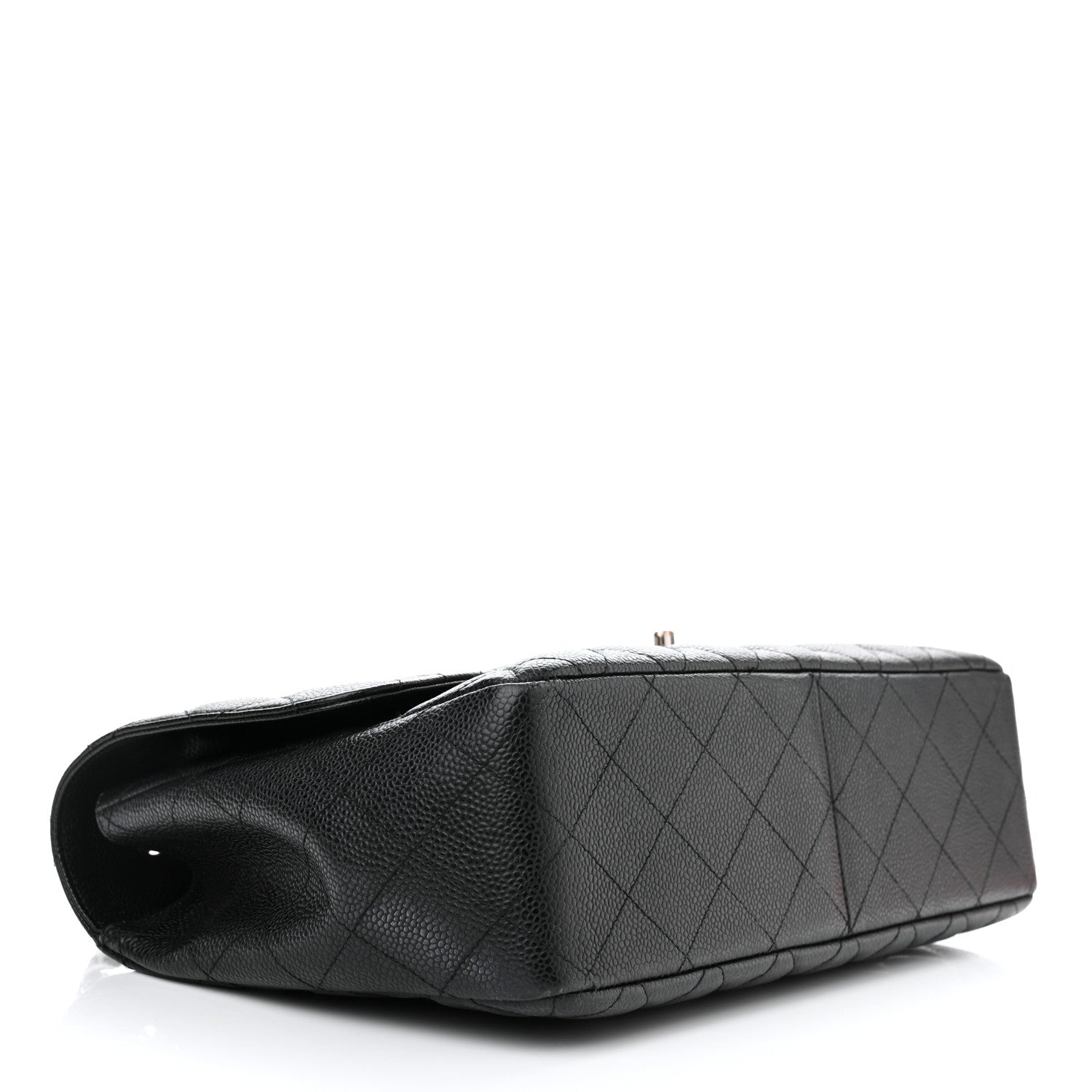 Chanel Caviar Quilted Jumbo Single Flap Black 4 of 19