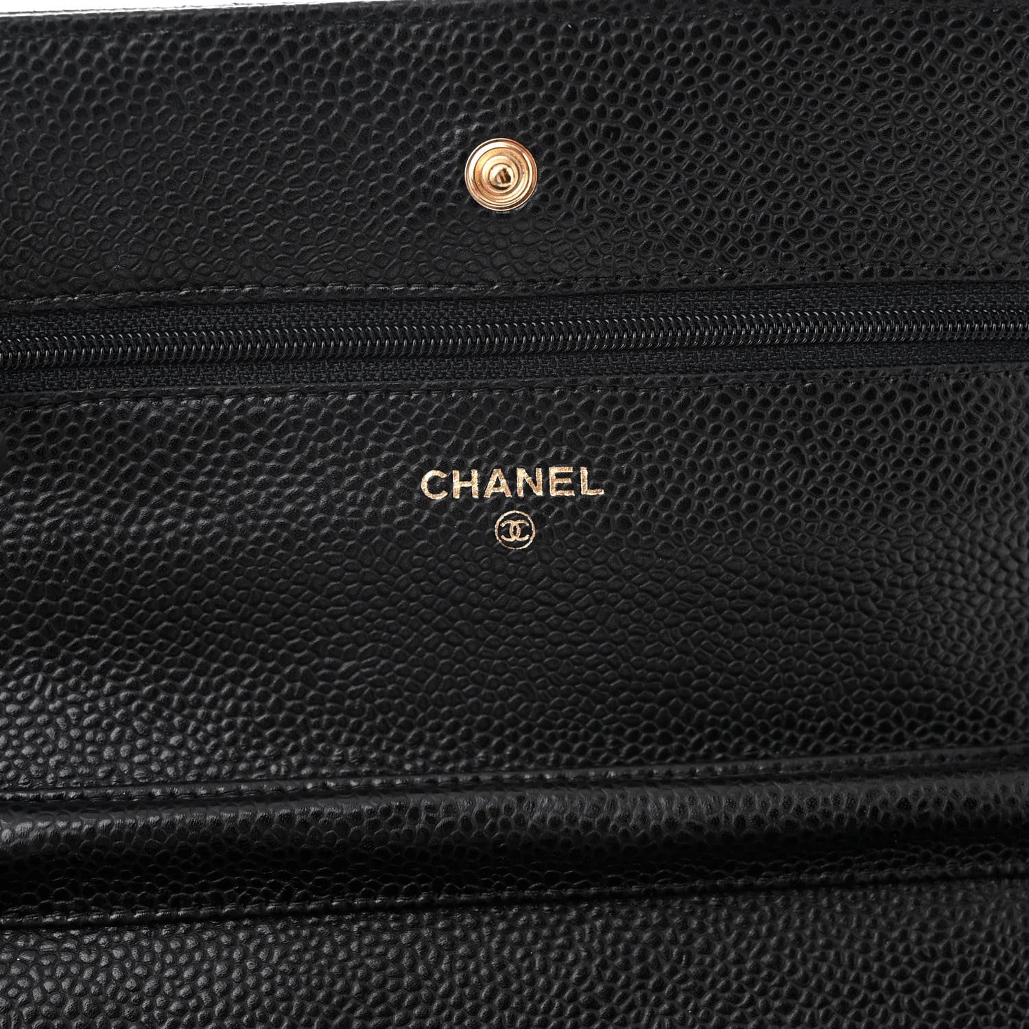 Chanel Caviar Quilted Wallet on Chain WOC Black 5 of 10