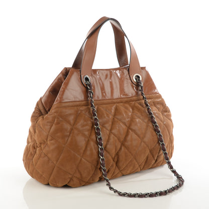Chanel Iridescent Calfskin Large In The Mix Tote Light Brown 3 of 7