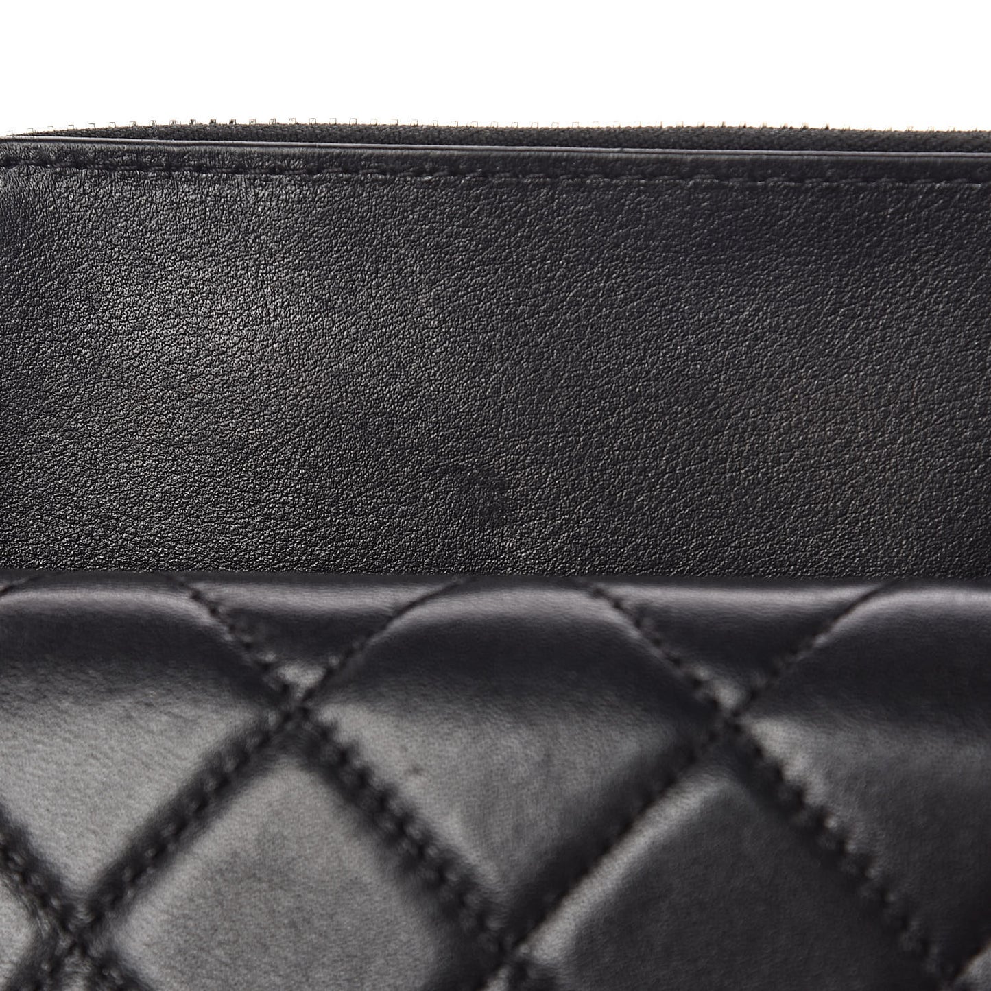 Lambskin Quilted Crossbody Black