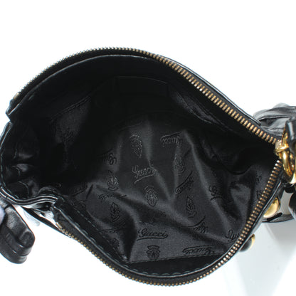 Gucci Leather Studded Babouska Clutch Black 8 of 8