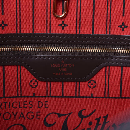 Louis Vuitton Damier Ebene Neverfull MM 6 of 10