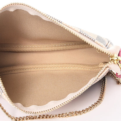 Louis Vuitton Damier Azur 2015 Christmas Animation Mini Pochette Accessories 5 of 8