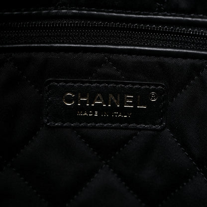 Chanel Shiny Calfskin Quilted Chanel 22 Black White 7 of 10