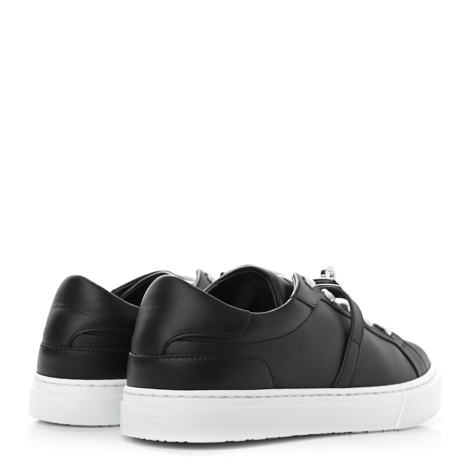 Hermes Calfskin Day Sneakers 37 Black 4 of 9