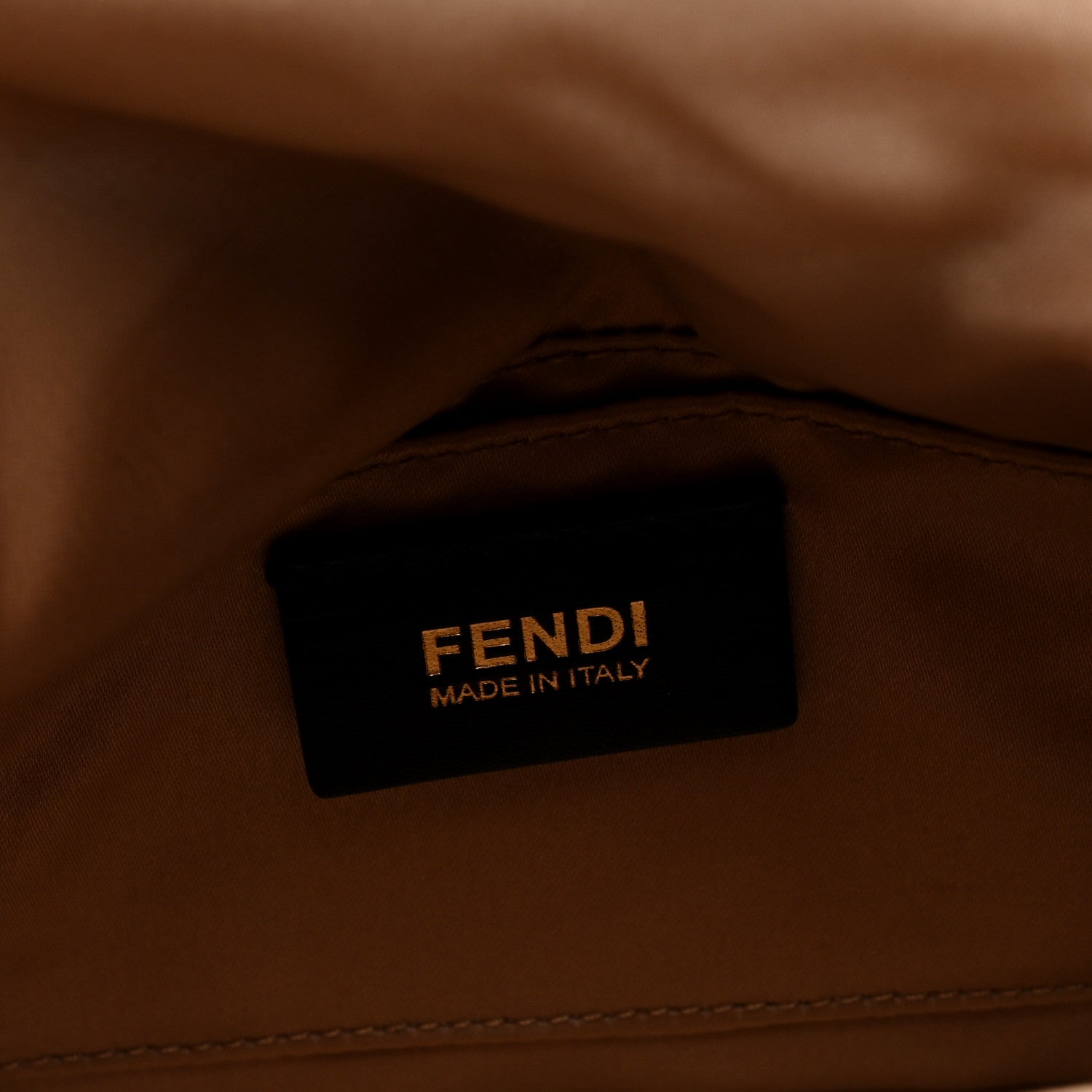 Fendi Vitello Savana Mini Mama Baguette Caramello Tartaruga Natural 6 of 10