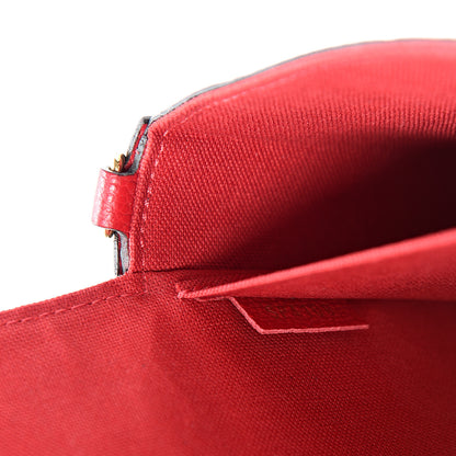 Louis Vuitton Empreinte Pochette Felicie Chain Wallet Scarlet 11 of 12