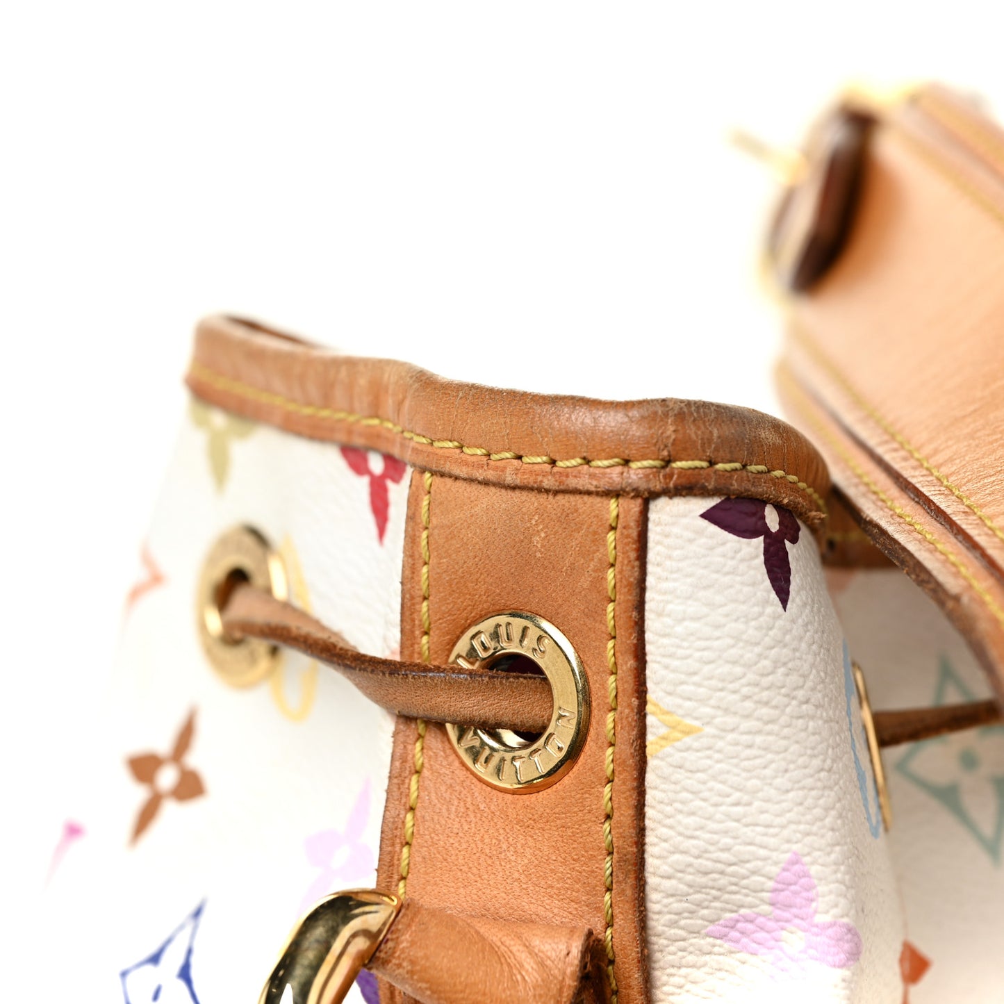 Monogram Multicolor Petit Noe White