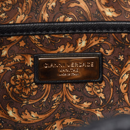 Versace Nappa Barocco Quilted Vanitas Medea Shoulder Bag Black 6 of 9