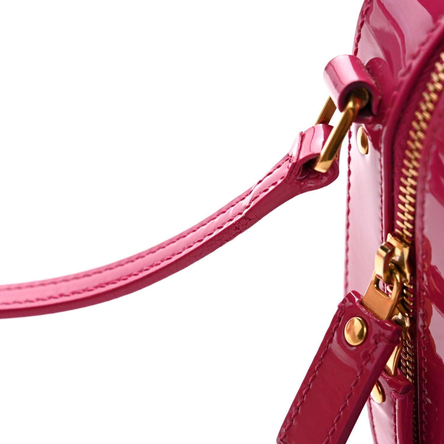 Saint Laurent Patent Matelasse Monogram Toy Vicky Camera Bag Freesia 13 of 15