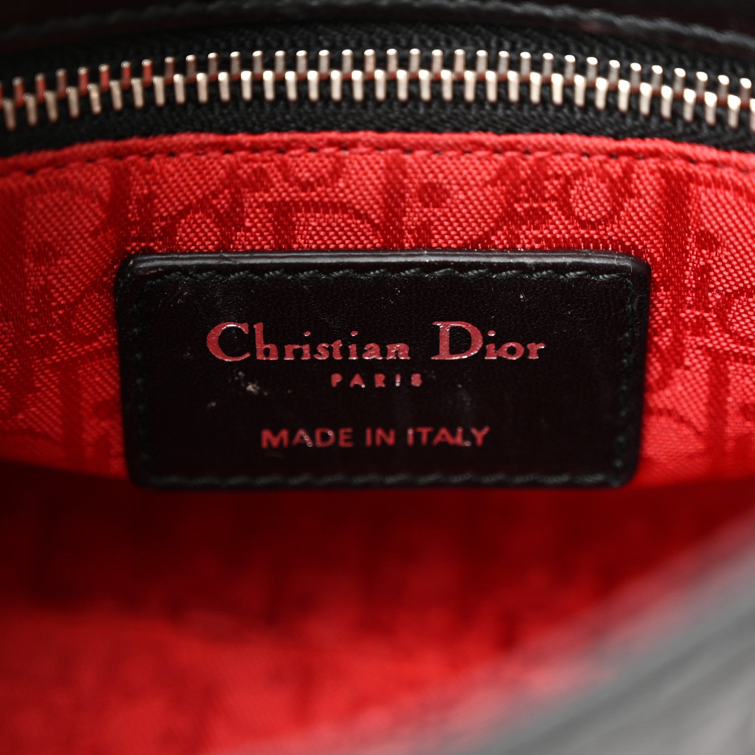 Christian Dior Lambskin Cannage Mini Lady Dior Black 6 of 11
