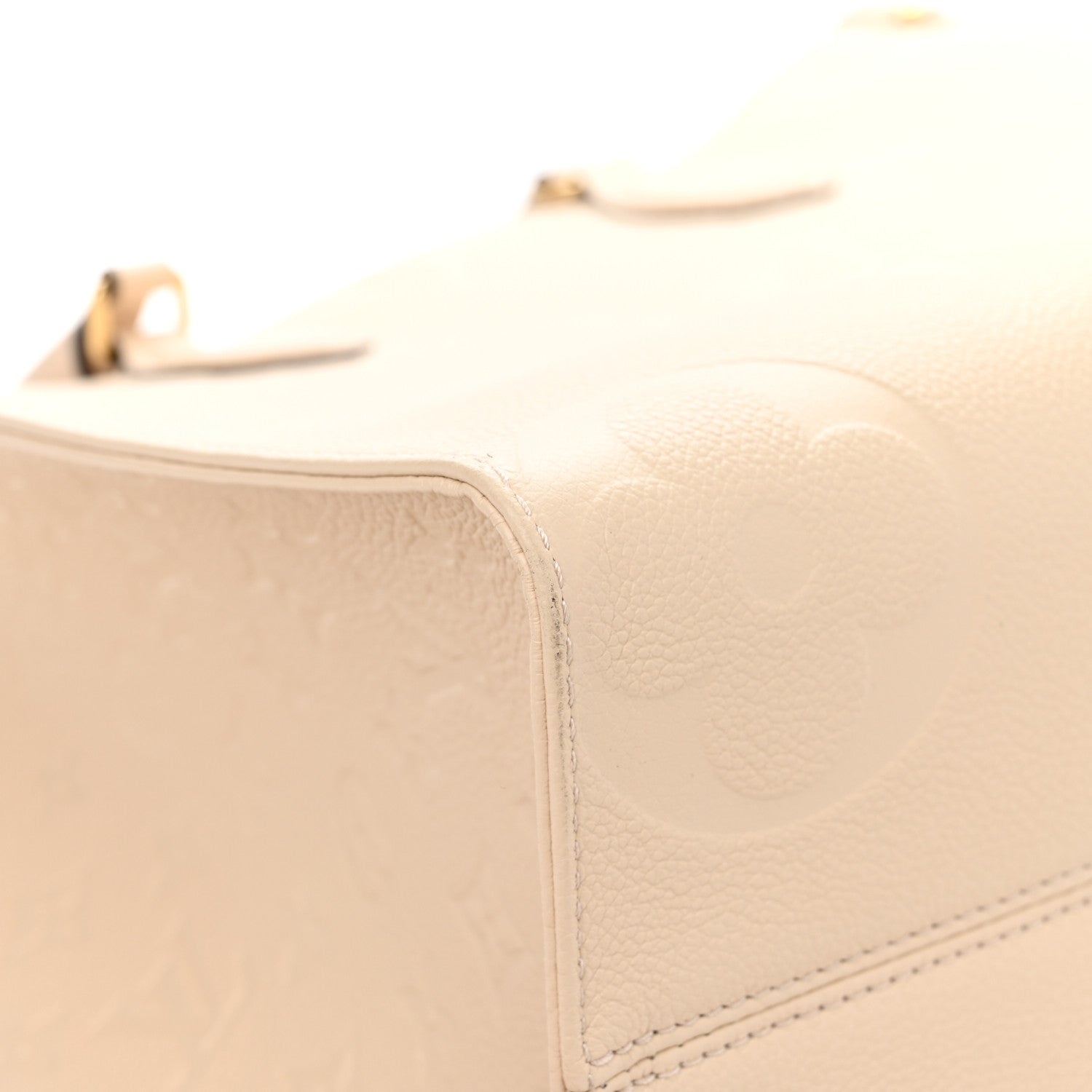 Louis Vuitton Empreinte Monogram Giant Onthego MM Creme 10 of 12
