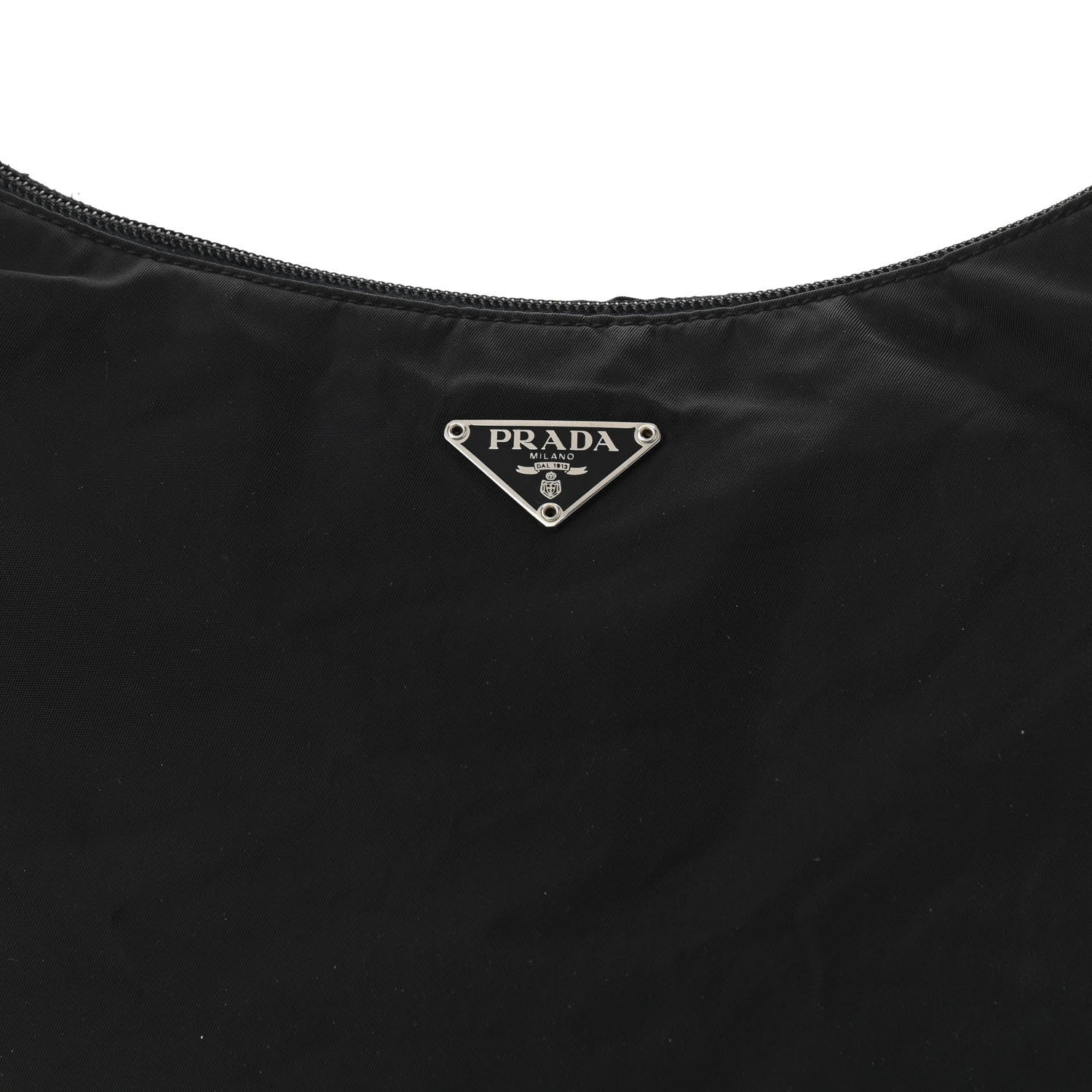Prada Tessuto Nylon Shoulder Bag Black 8 of 15