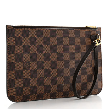Louis Vuitton Damier Ebene Neverfull MM GM Pochette 3 of 9