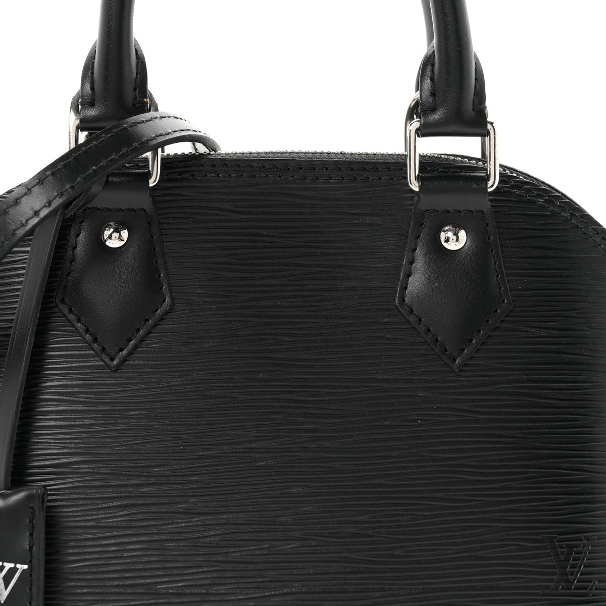 Louis Vuitton Epi Alma BB Black 7 of 9
