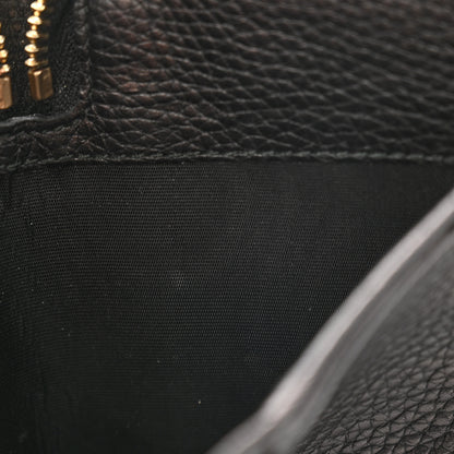 Gucci Pebbled Calfskin Medium Soho Zip Around Wallet Black 10 of 10