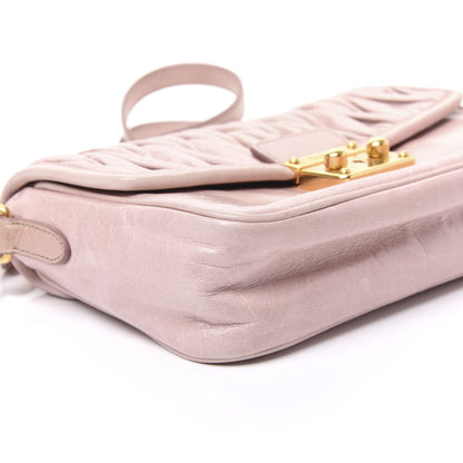 Miu Miu Vitello Lux Matelasse Crossbody Flap Mughetto 5 of 9