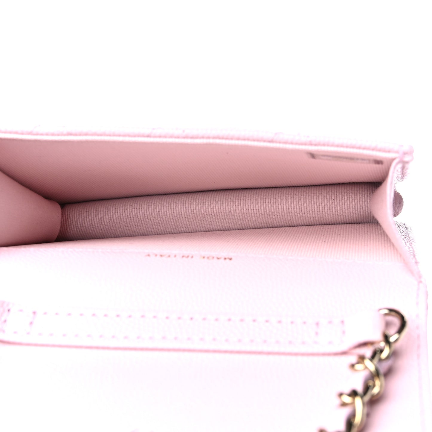 Caviar Quilted Mini Chain Bag Pink