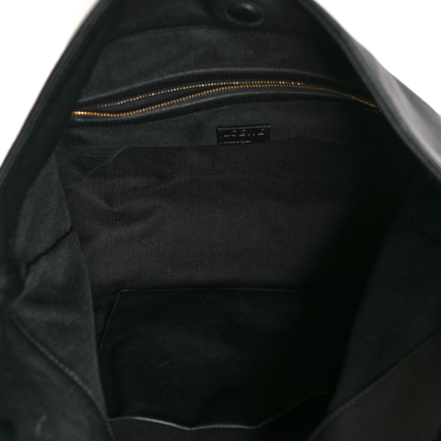 Calfskin Small Flamenco Knot Hobo Black