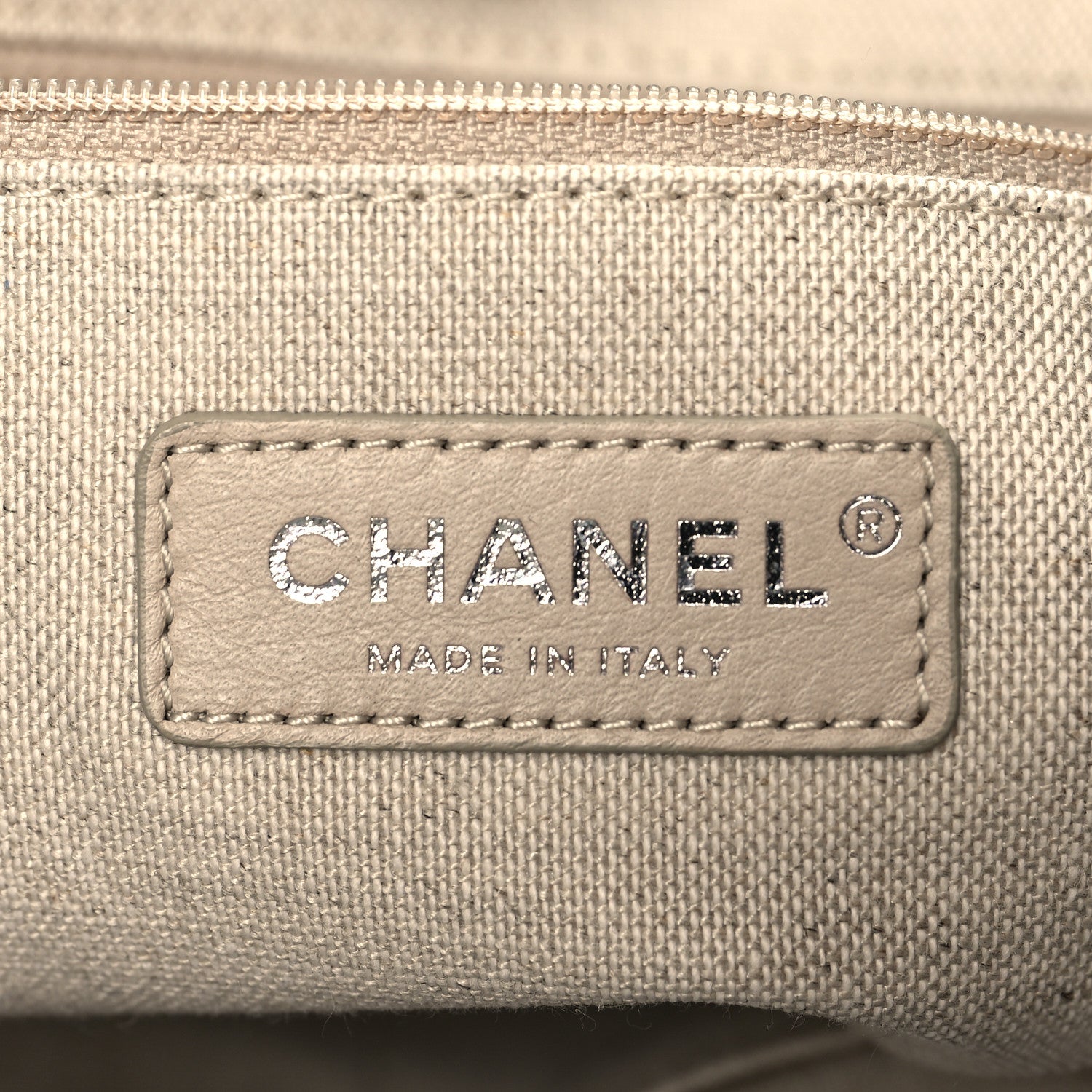 Chanel Mixed Fibers Small Deauville Tote Grey 8 of 15