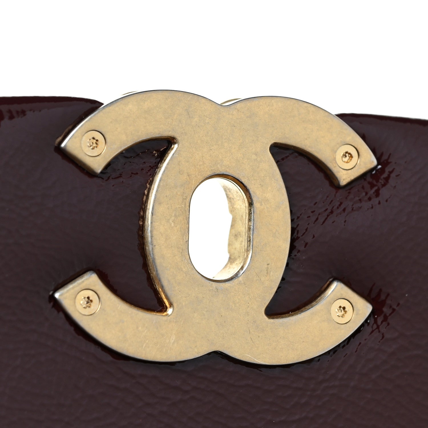Chanel Shiny Crumpled Calfskin Quilted Medium Chanel 19 Flap Burgundy 10 of 12