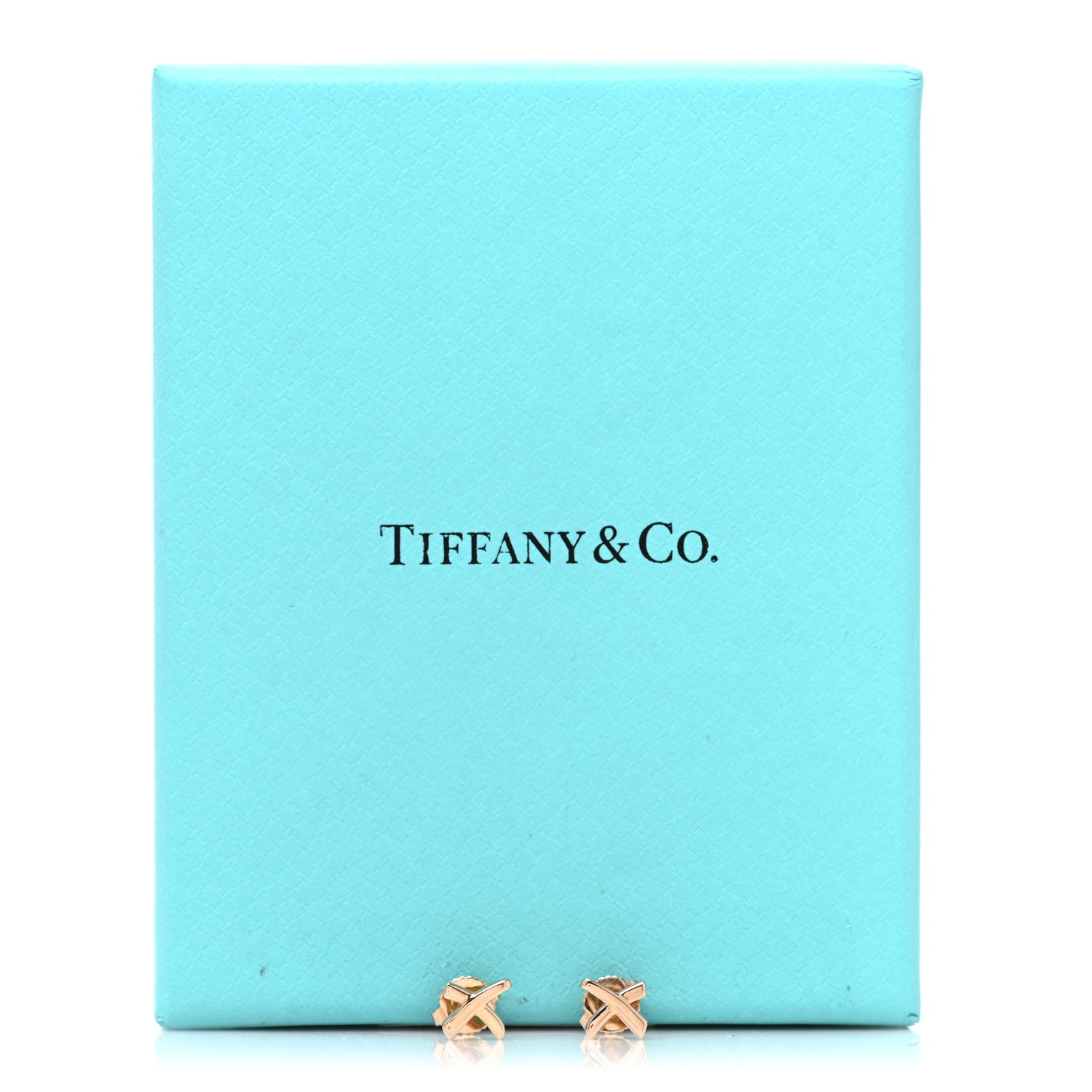 Tiffany 18K Rose Gold Mini Paloma's Graffiti X Earrings 5 of 5