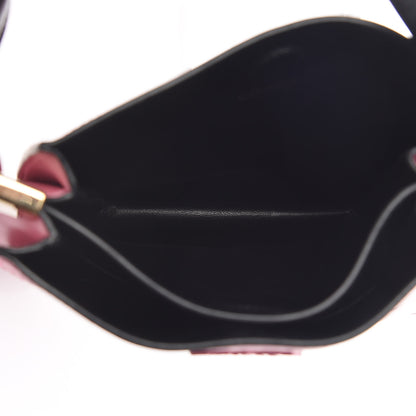Prada City Calfskin Small Margit Bag Begonia Black 5 of 10