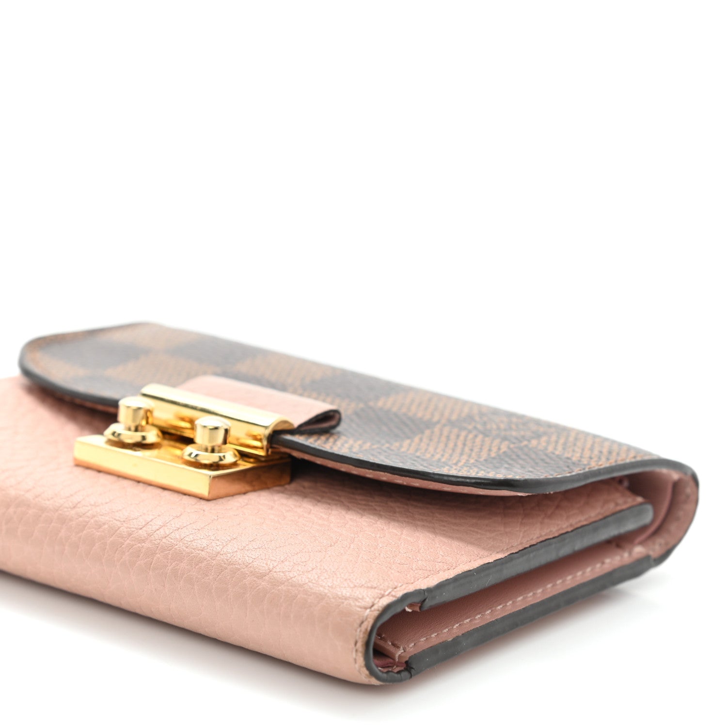 Louis Vuitton Damier Ebene Croisette Compact Wallet Magnolia 8 of 8