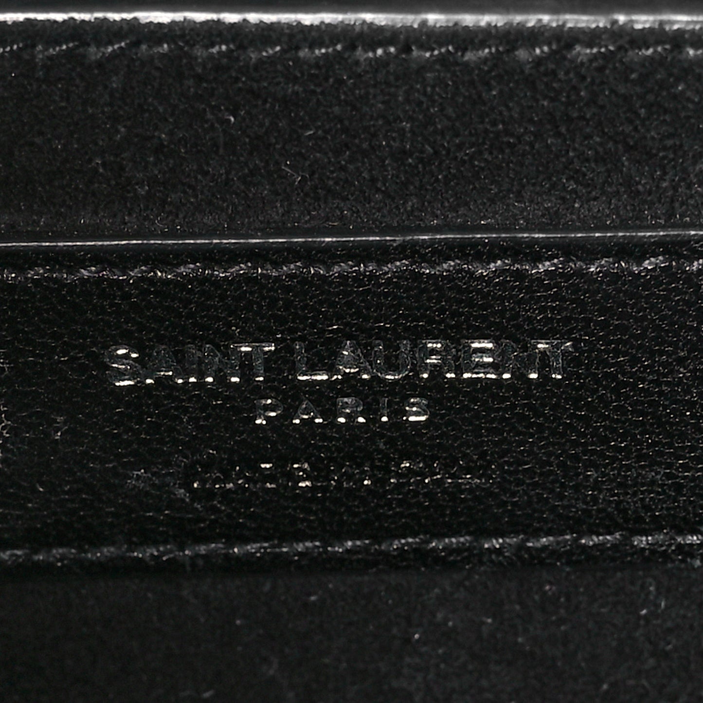 Grained Calfskin Medium Monogram Sunset Satchel Black