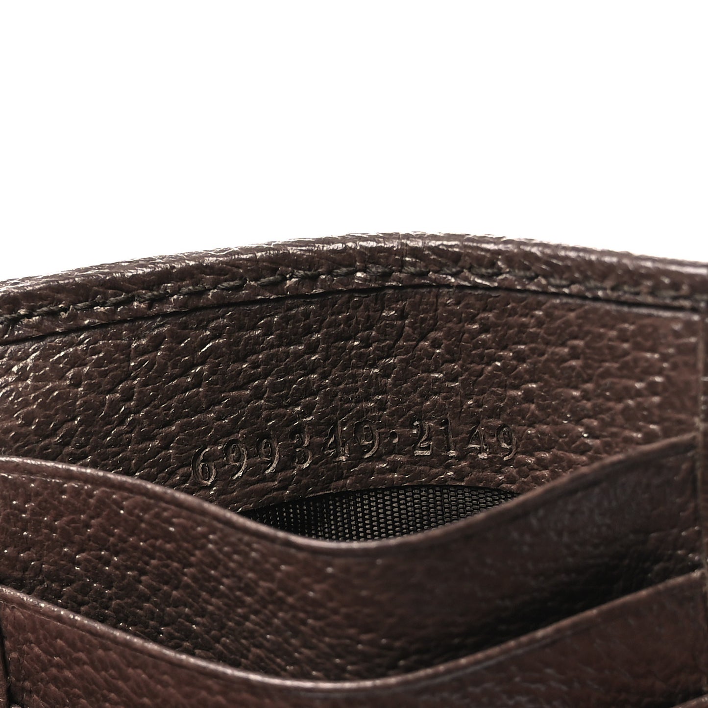 GG Supreme Monogram Web Ophidia Coin Case Brown