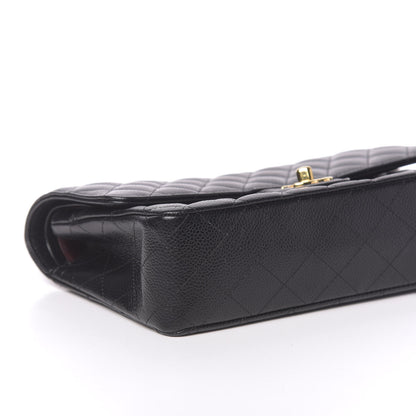 Chanel Caviar Quilted Medium Double Flap Black 5 of 21