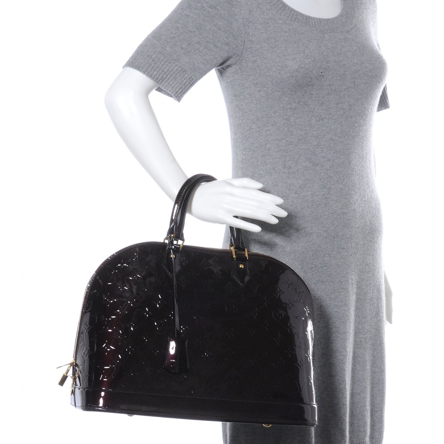 Louis Vuitton Vernis Alma GM Amarante 2 of 7