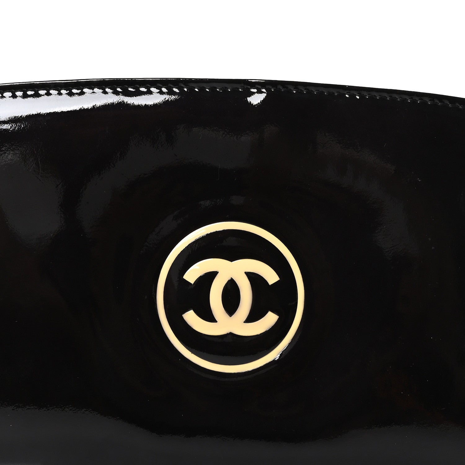 Chanel Patent Trousse Maquil Wallet Black 10 of 10