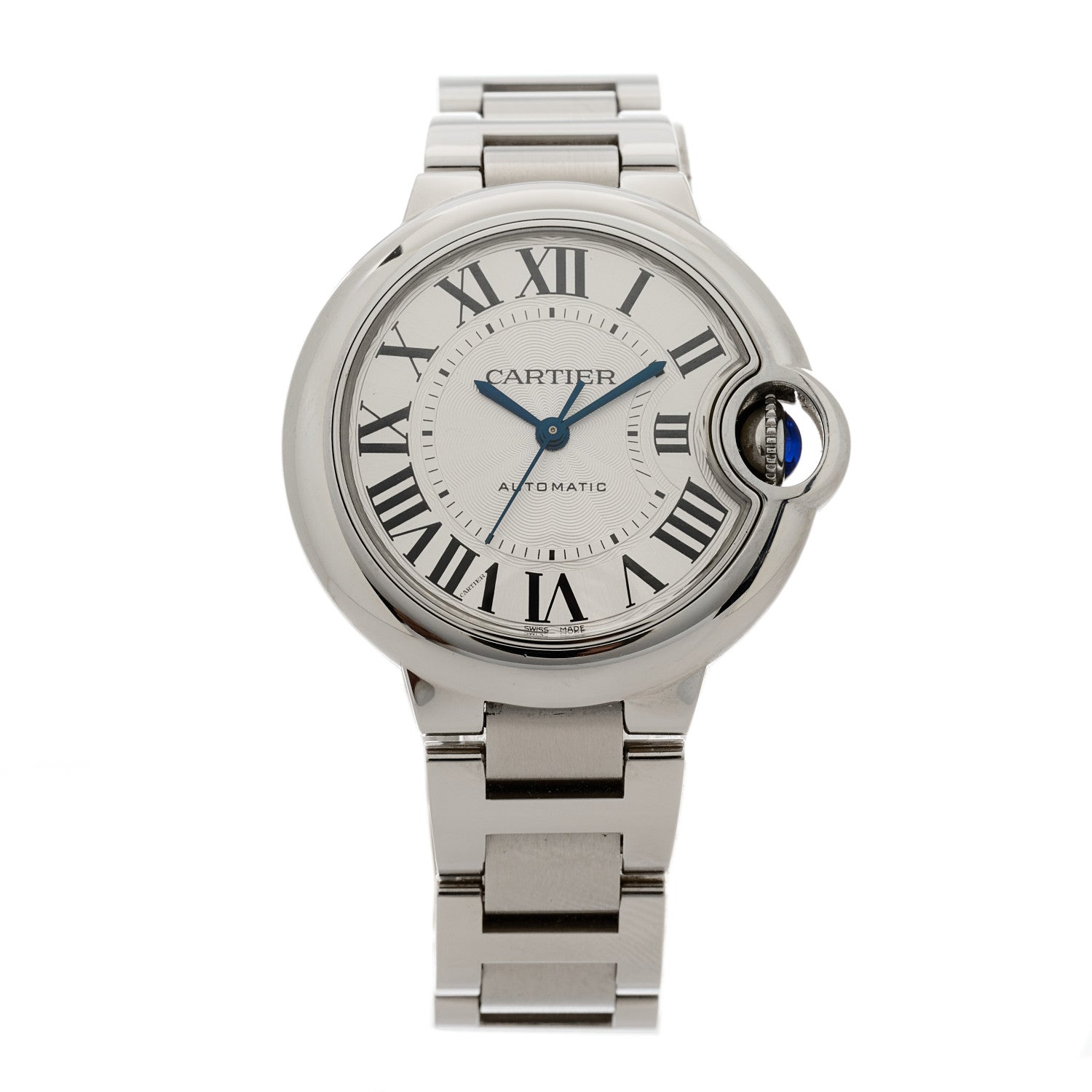 Cartier Stainless Steel 33mm Ballon Bleu De Cartier Automatic Watch 1 of 5